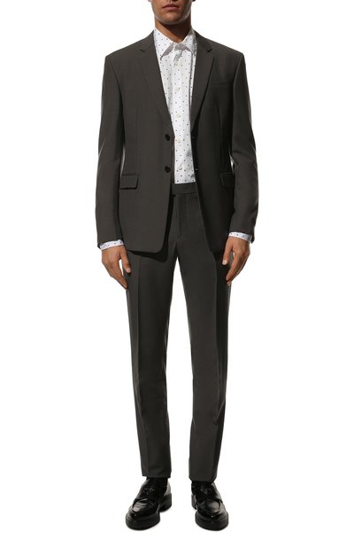 Хлопковая рубашка PRADA, арт. UCN419-1LZC-F0009-221, фото 2