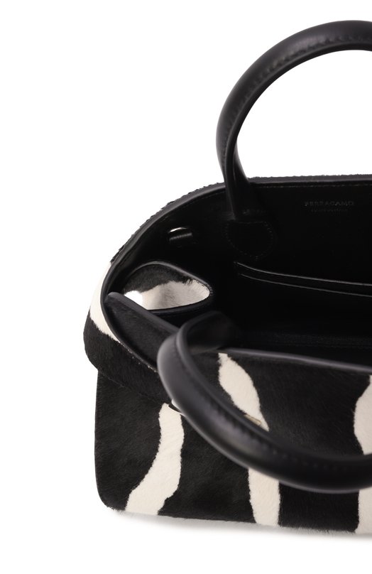 Сумка Hug XS Ferragamo 215975/789 Чёрно-белый  215975/789 Фото 5