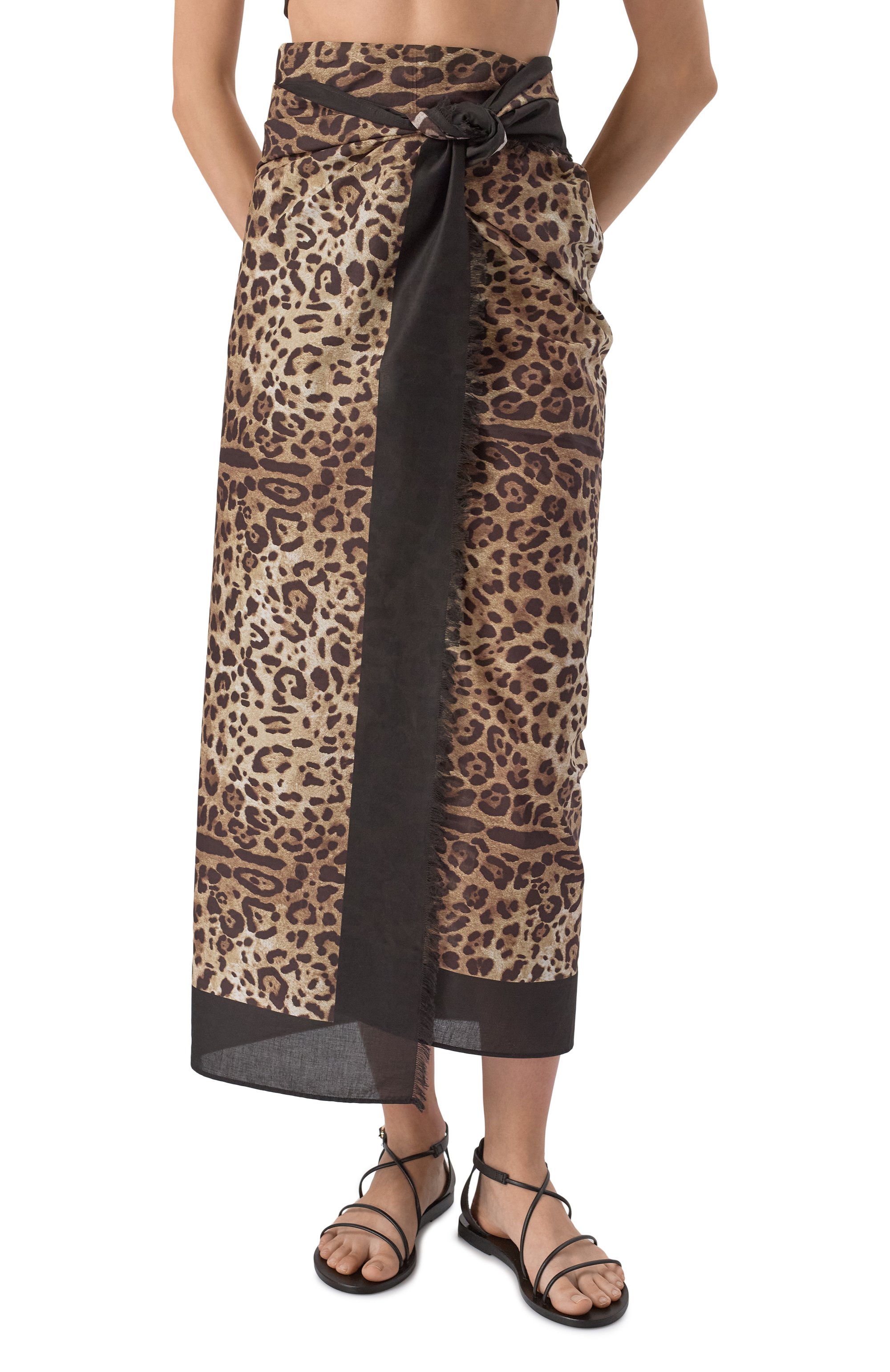 Хлопковое парео DOLCE & GABBANA, арт. 04A01J/0N05D, фото 3