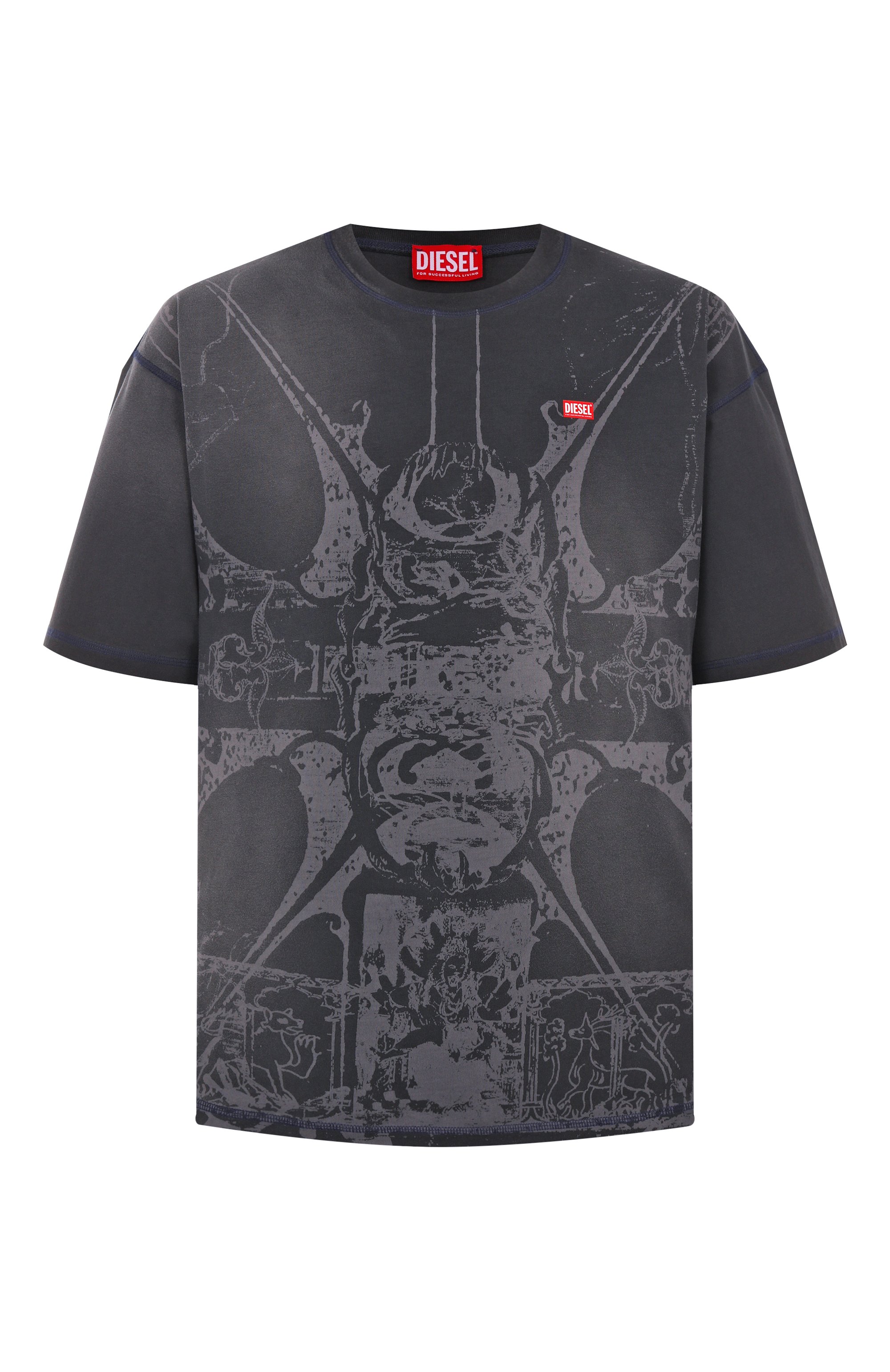 Хлопковая футболка DIESEL, арт. A19314/0KIBW, фото 1