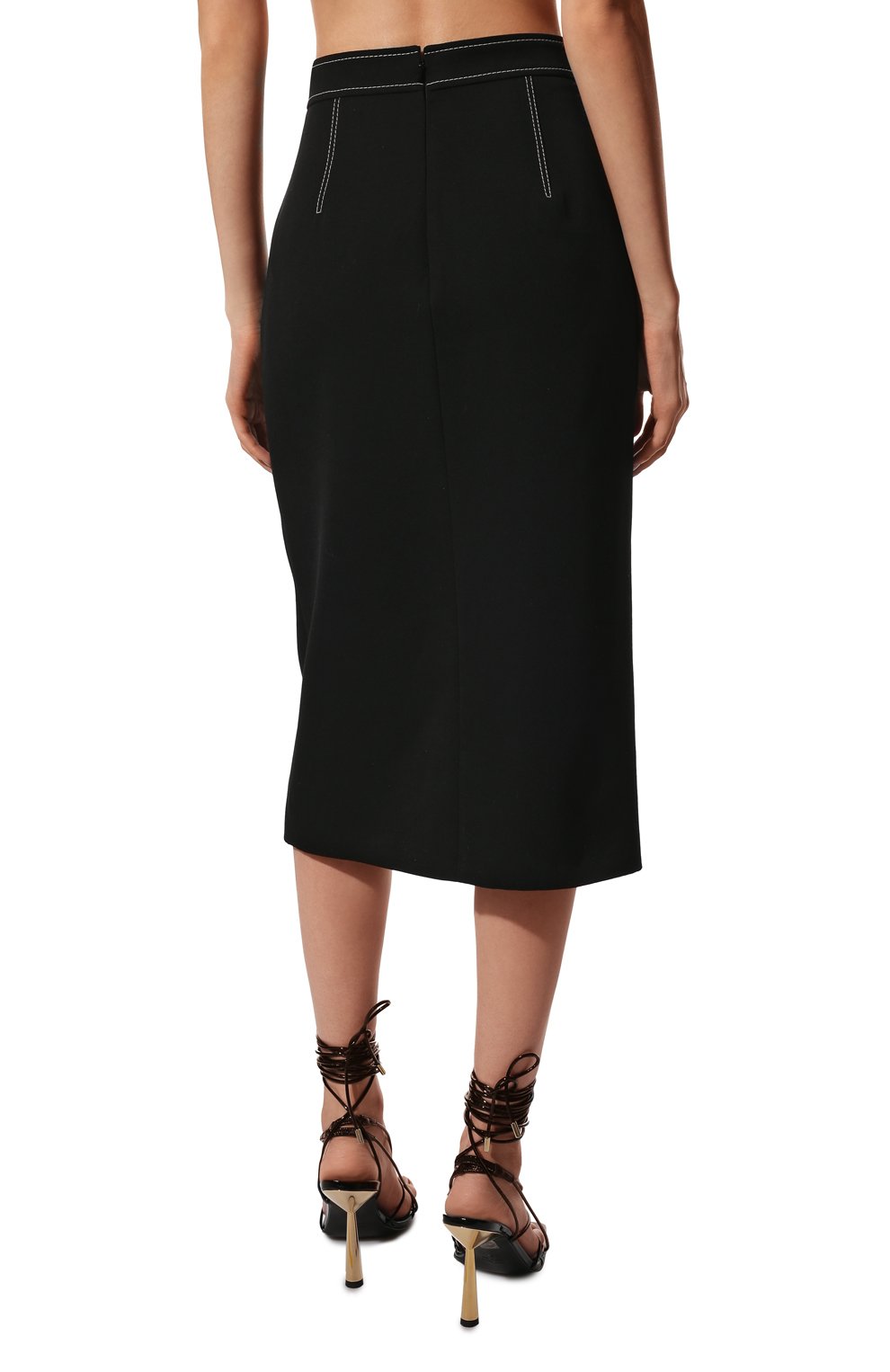 Шерстяная юбка ALEXANDER MCQUEEN, арт. 685464/QJACH, фото 4