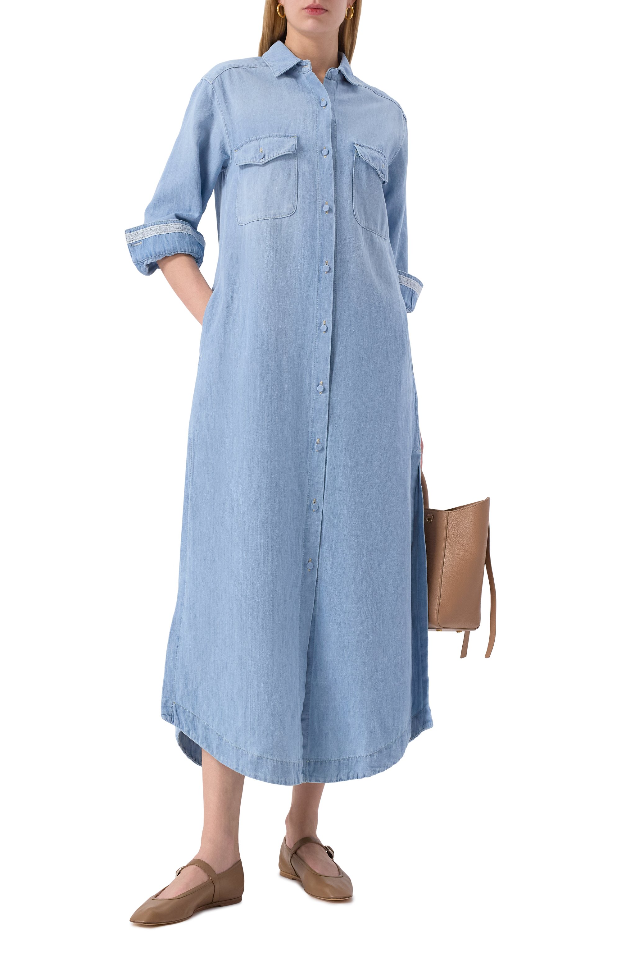 Джинсовое платье LORENA ANTONIAZZI, арт. E2539AB71B/9651, фото 2