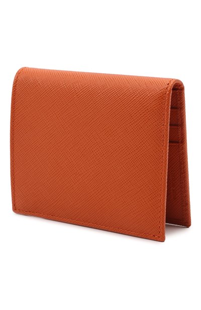 Кожаное портмоне PRADA оранжевого цвета по цене 52000 руб., арт. 2MO004-QHH-F0S73, фото 2 Кожаное портмоне PRADA, арт. 2MO004-QHH-F0S73, фото 2