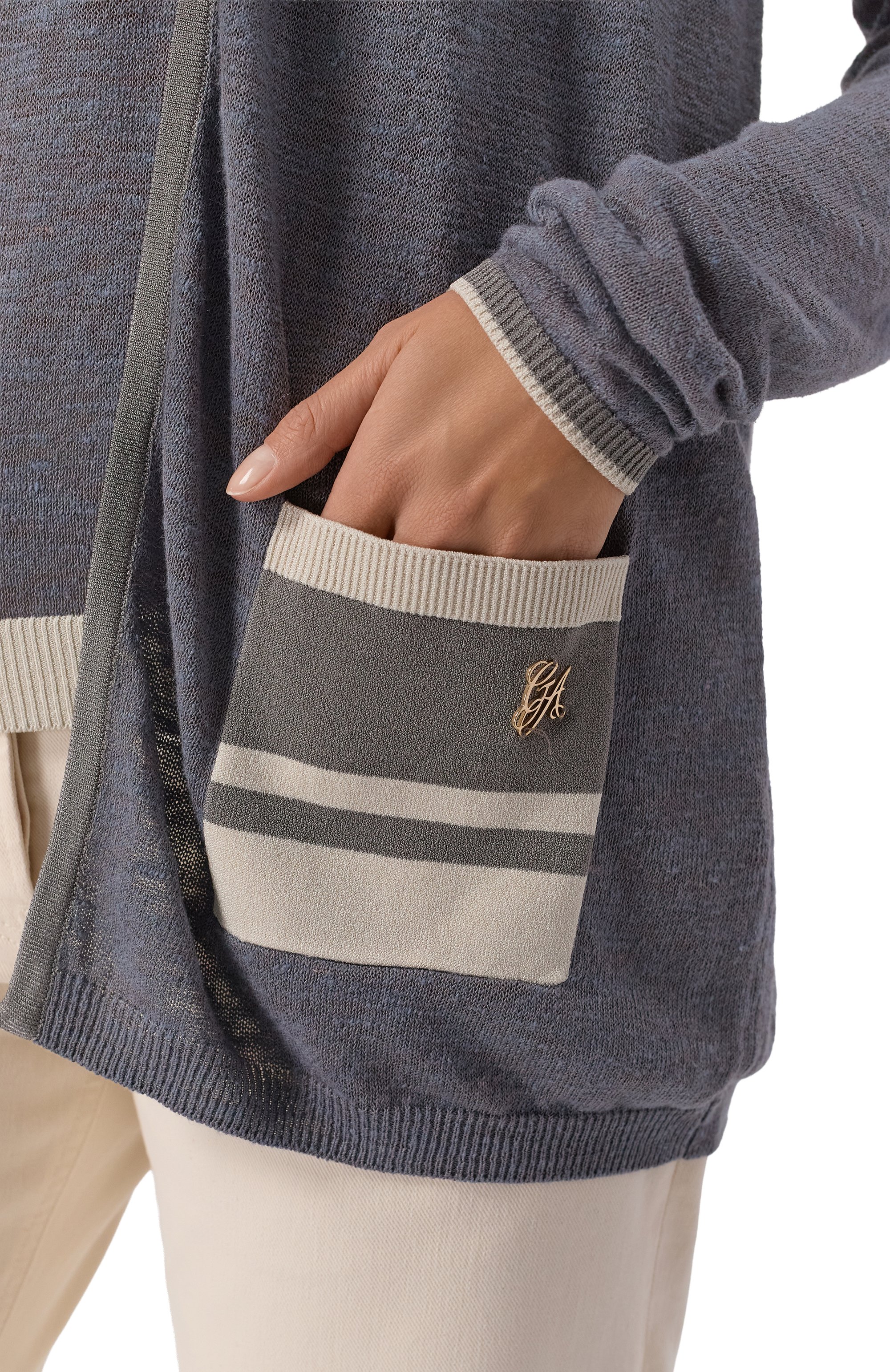 Комплект из кардигана и пуловера GIORGIO ARMANI, арт. 3KAZ01/AM57Z, фото 5