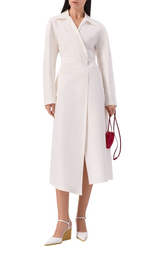 Кожаные туфли Alaia AA3E3004I122 Белый  AA3E3004I122 Фото 3