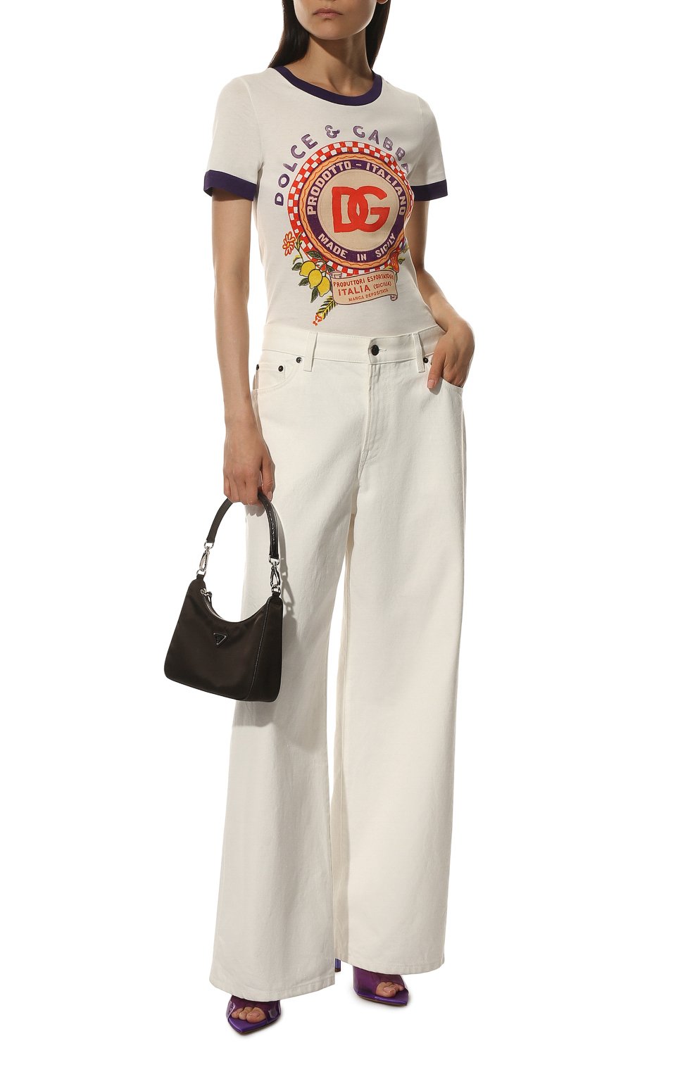 Хлопковая футболка DOLCE & GABBANA, арт. F8M68T/HI7VS, фото 2