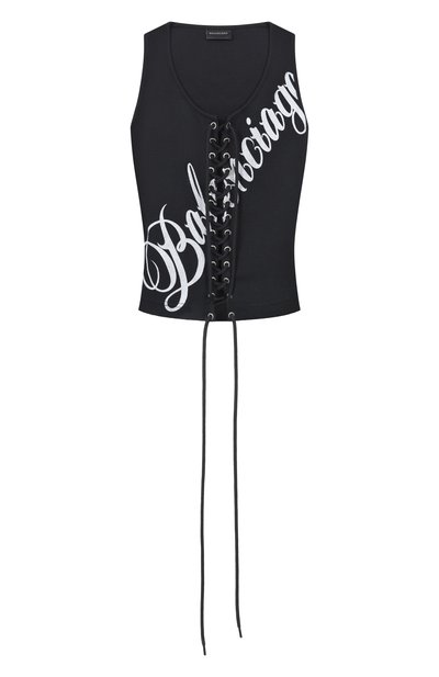 Женский хлопковый топ BALENCIAGA, арт. 858152/TTV02