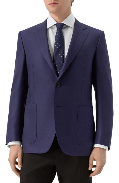 Пиджак из кашемира и шелка CANALI, арт. E11288 CX05566, фото 4