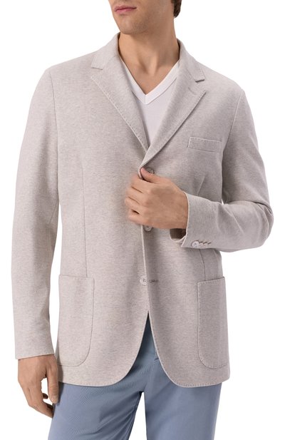 Пиджак из шерсти и хлопка STEFANO RICCI, арт. MDJ1200281/4718, фото 5