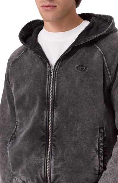 Хлопковая толстовка DIESEL, арт. A21890/0KIBZ, фото 5