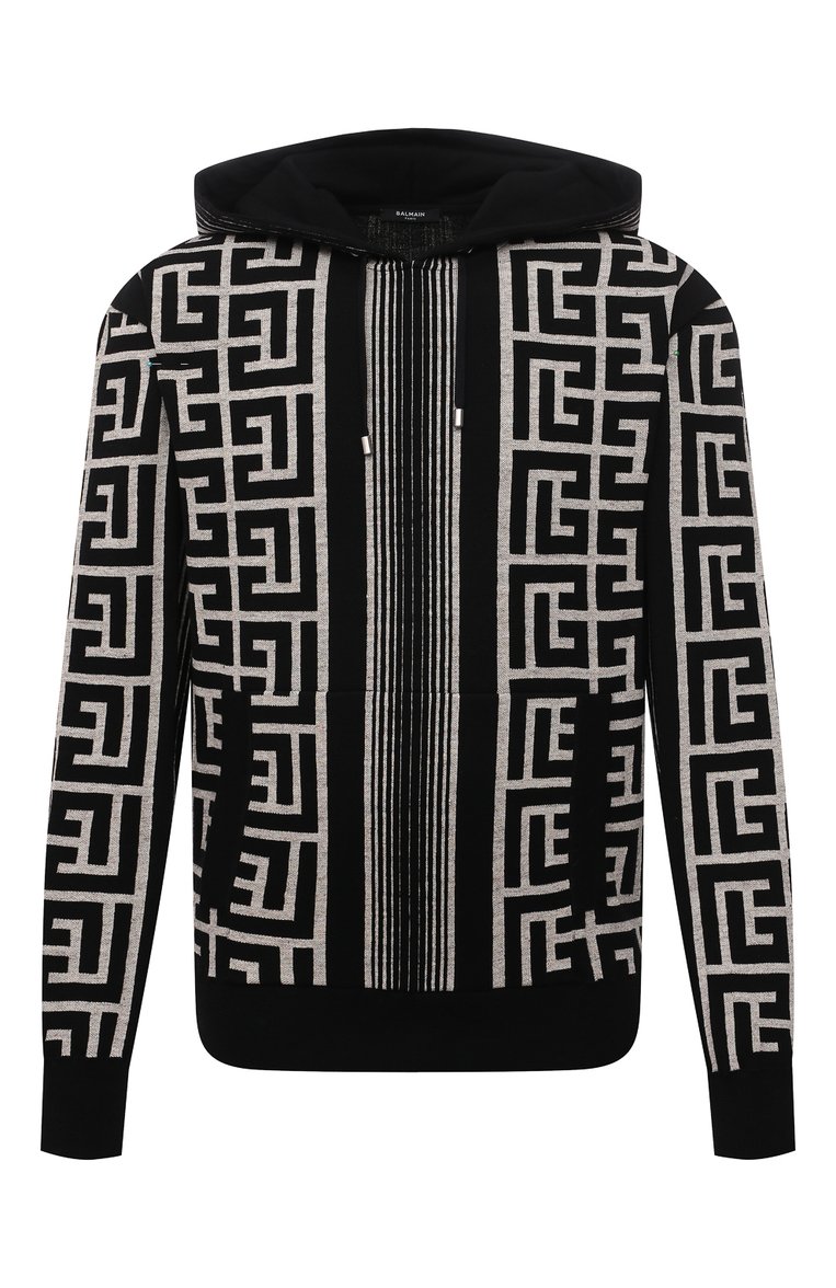 Худи из шерсти и льна BALMAIN, арт. XH1JR070/KB34, фото 1