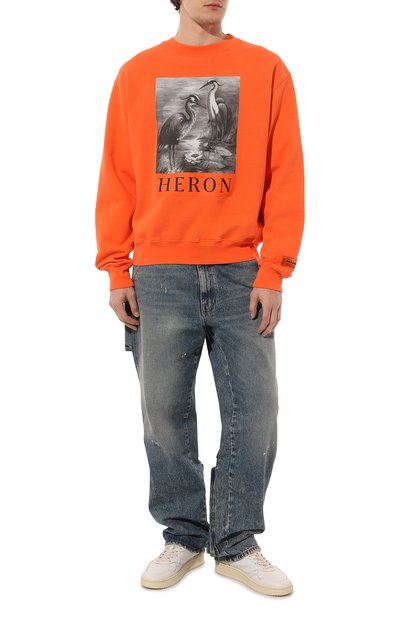 Хлопковый свитшот HERON PRESTON, арт. HMBA016C99JER002, фото 2