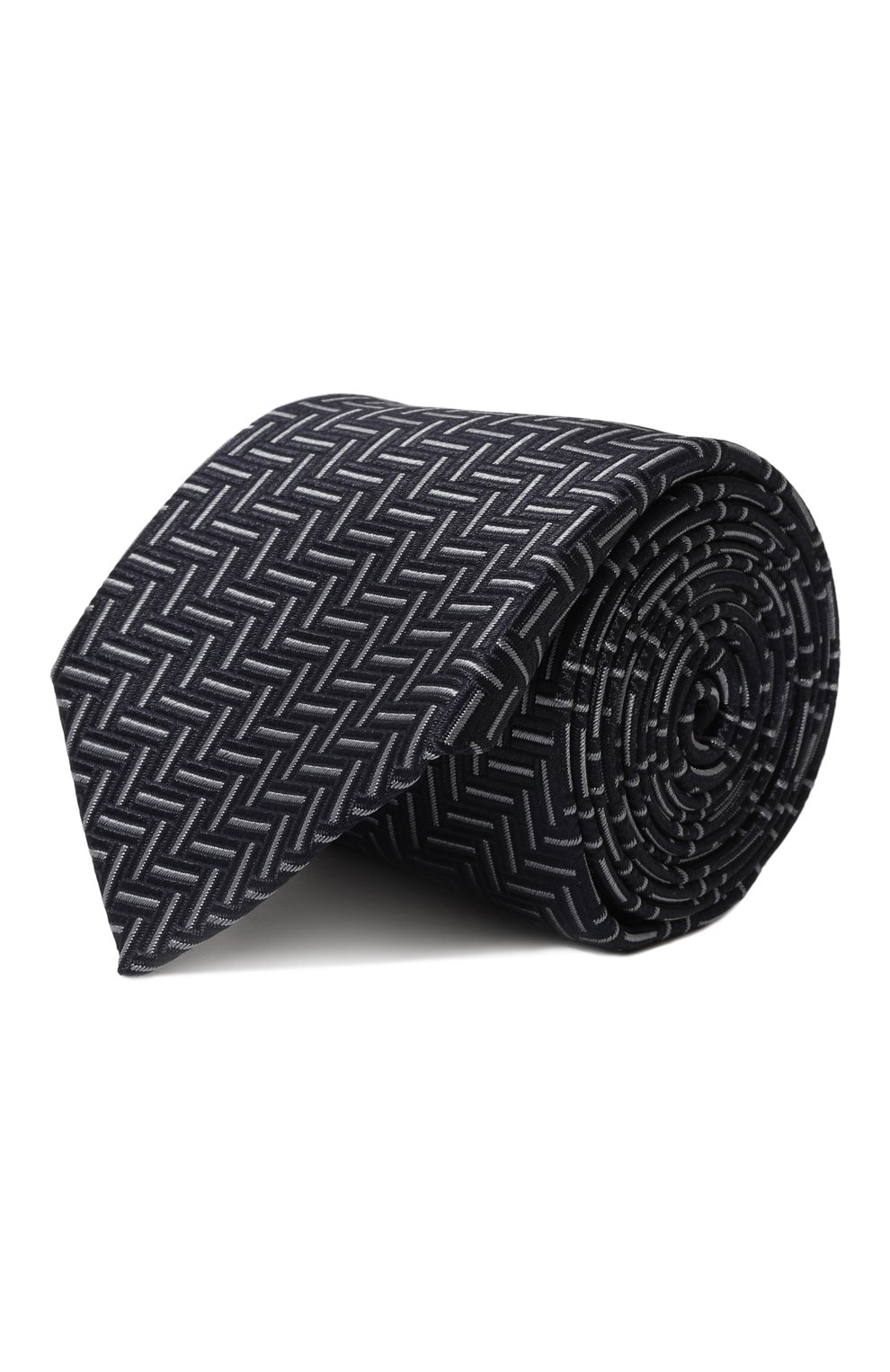 Галстук из шелка и хлопка CANALI, арт. 18/HJ03876, фото 1