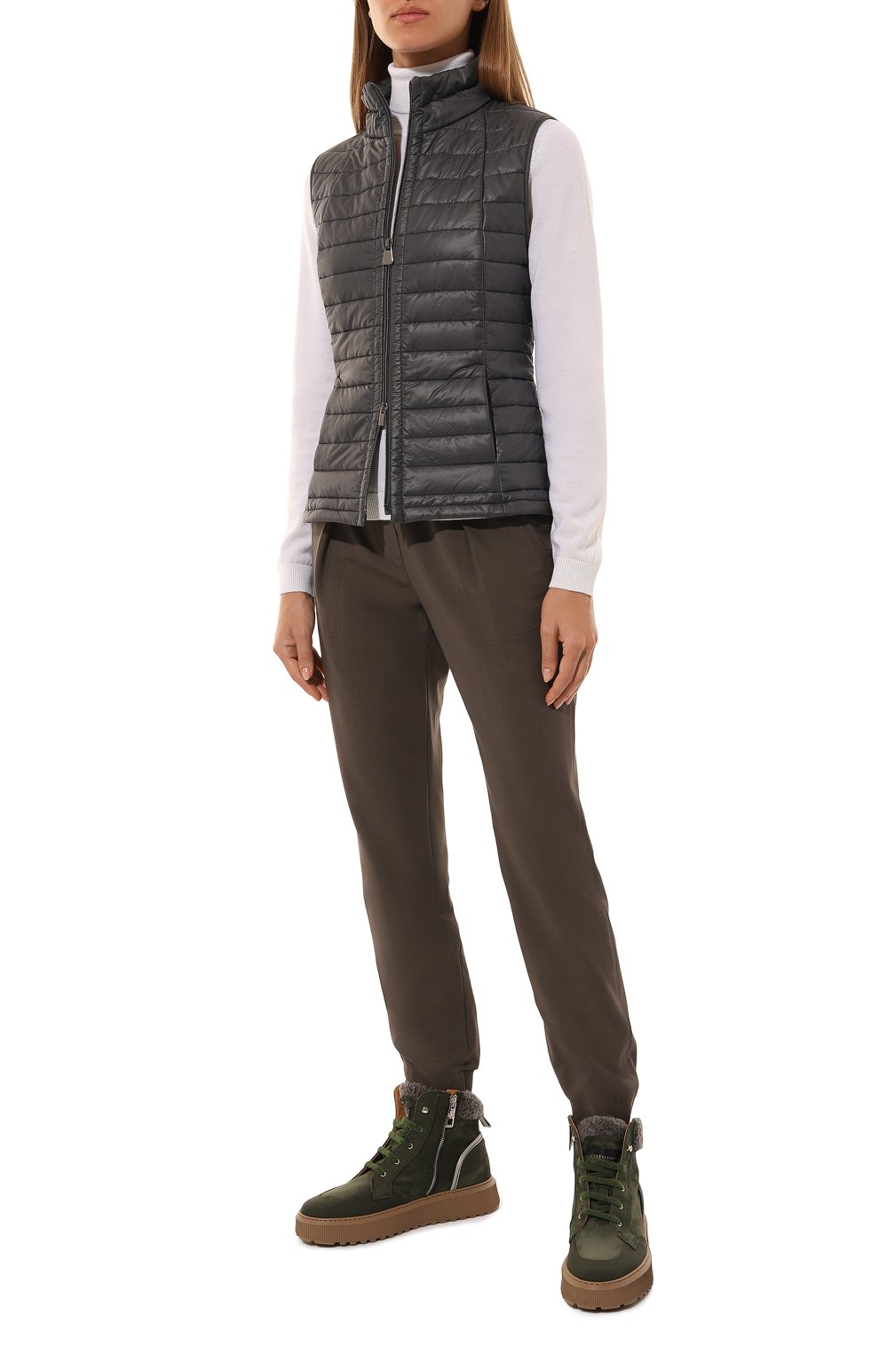 Шерстяные джоггеры LORENA ANTONIAZZI, арт. PA12AA/3180, фото 2