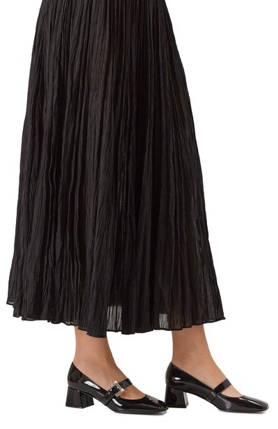 Кожаные туфли sr twenty buckle SERGIO ROSSI черного цвета по цене 99500 руб., арт. B07400-MVIV01, фото 3 Кожаные туфли sr twenty buckle SERGIO ROSSI, арт. B07400-MVIV01, фото 3