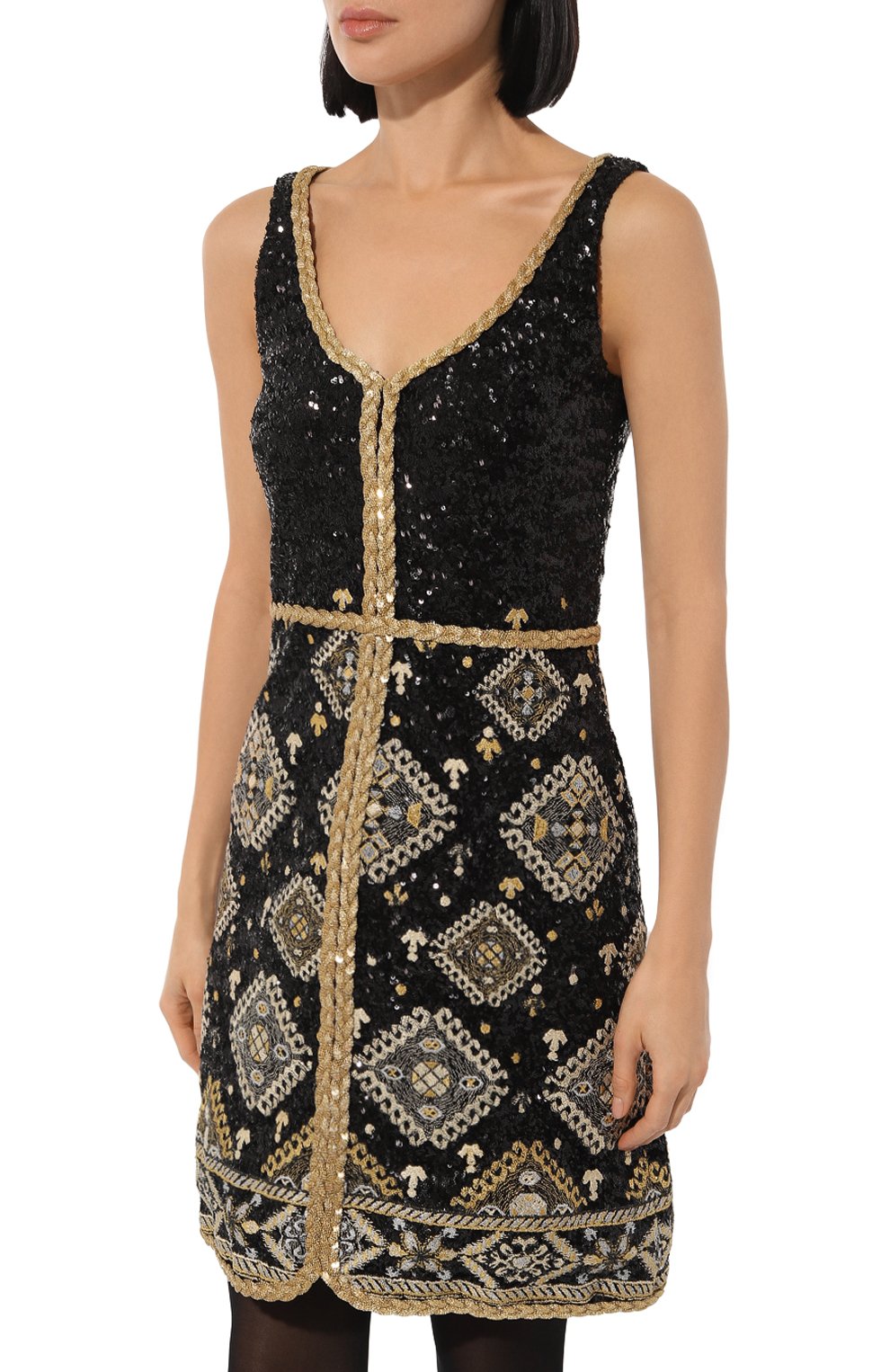 Платье с отделкой пайетками GIAMBATTISTA VALLI, арт. 24FWPVGT5107-29RIC, фото 3