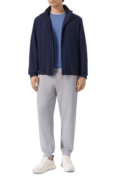 Хлопковая футболка FEDELI, арт. TU000200/JERSEY MELANGE, фото 2