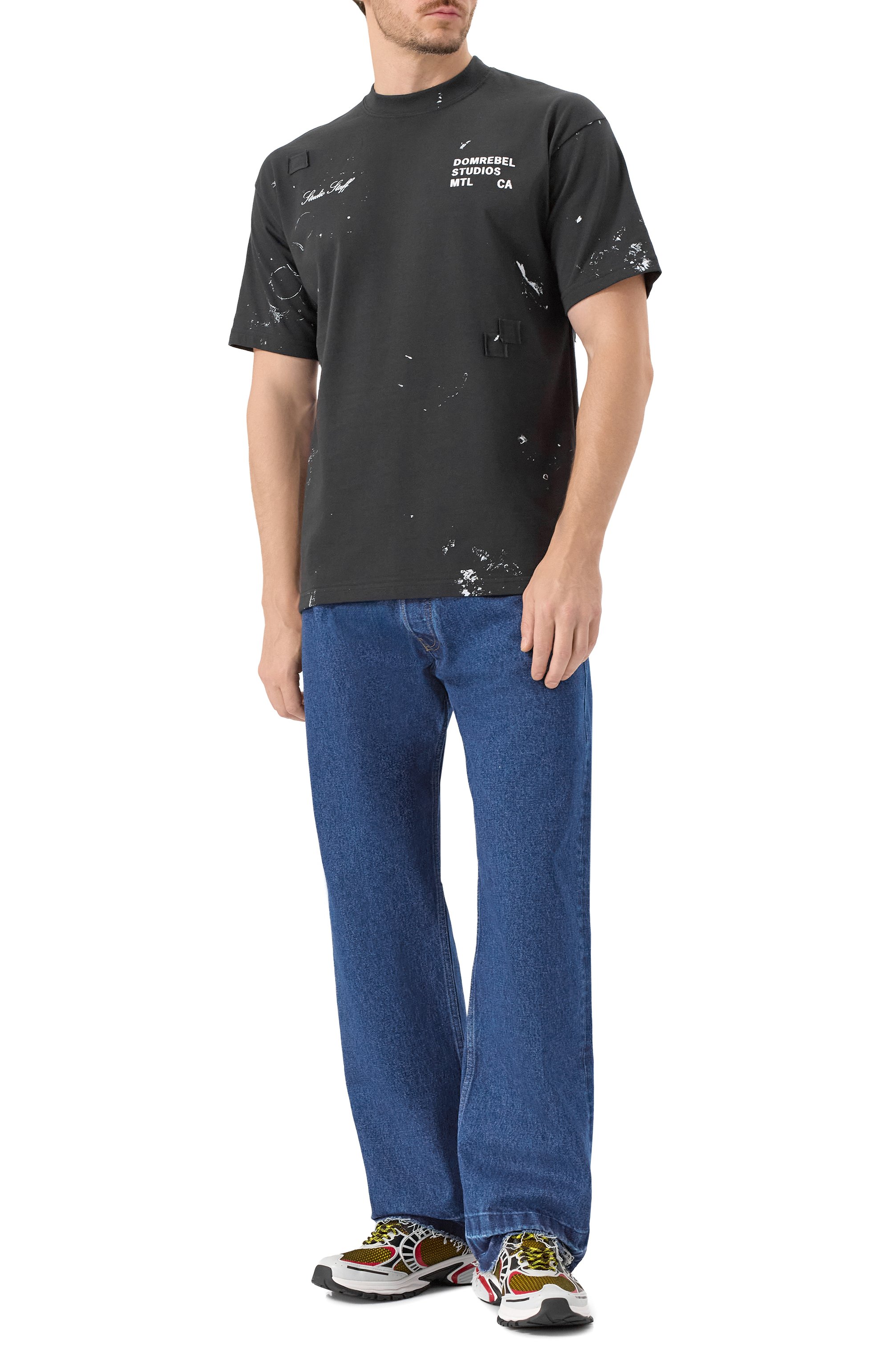 Хлопковая футболка DOMREBEL, арт. M STAFF TSHIRT, фото 2