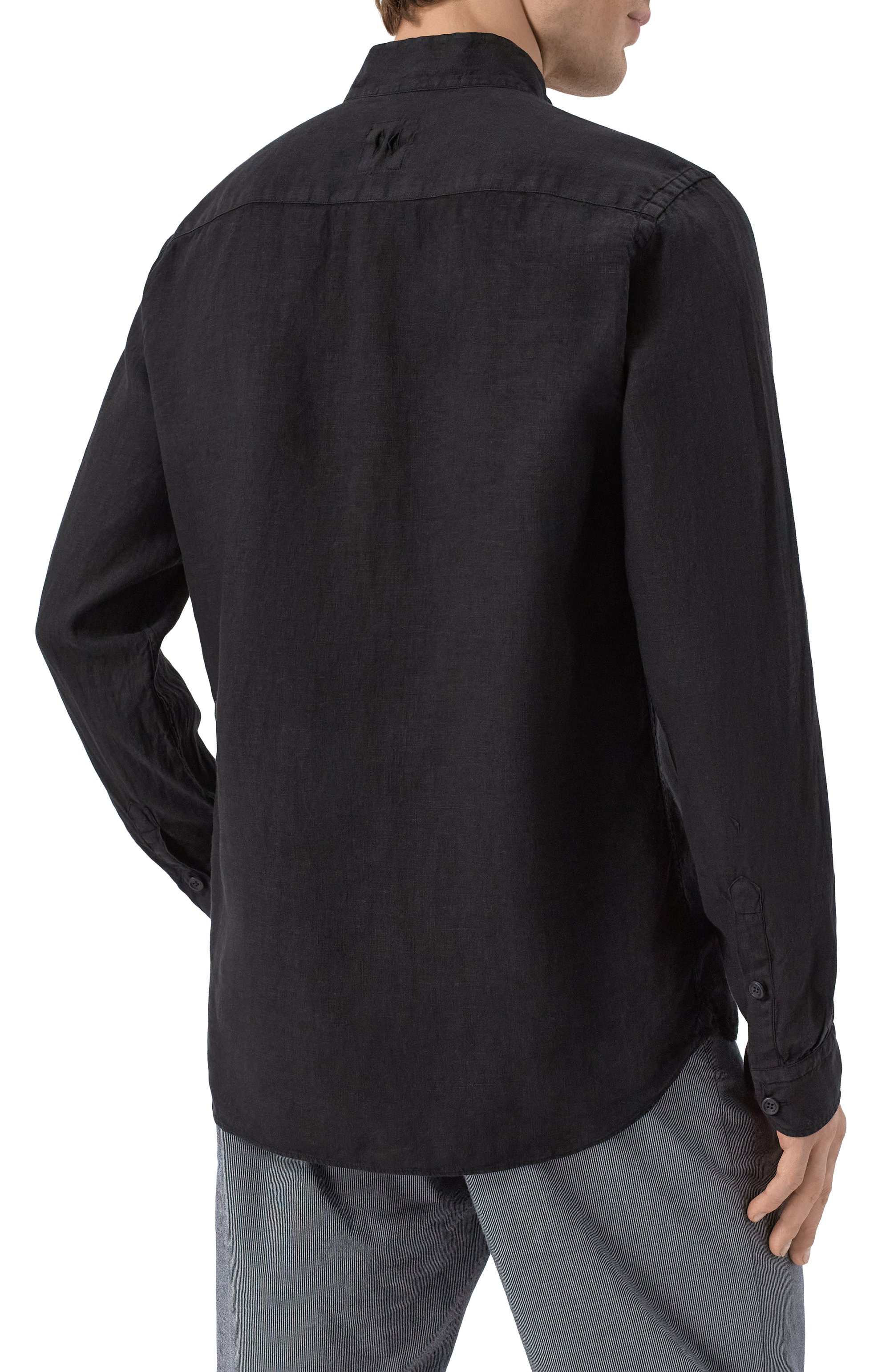 Льняная рубашка HANNES ROETHER, арт. MIL29SKE.608, фото 4