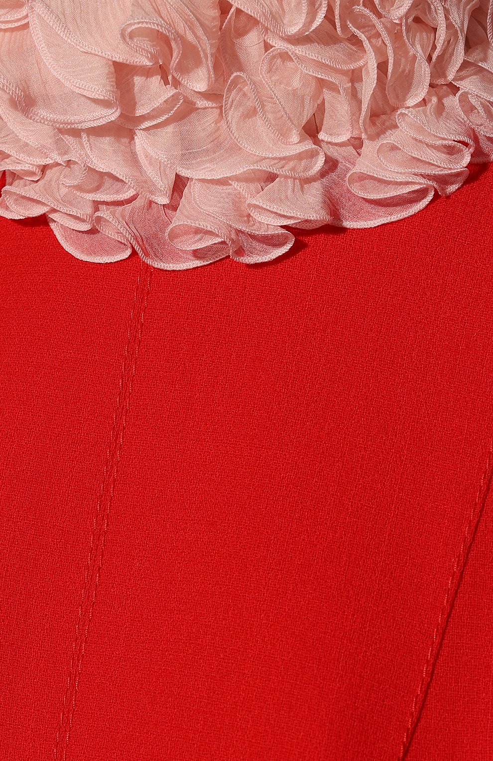 Шерстяное платье ULYANA SERGEENKO красного цвета по цене 265000 руб., арт. ABC002FW22P 1799т22, фото 5 Шерстяное платье ULYANA SERGEENKO, арт. ABC002FW22P 1799т22, фото 5