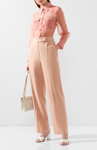Брюки из льна и хлопка BRUNELLO CUCINELLI, арт. MF591P7249, фото 2
