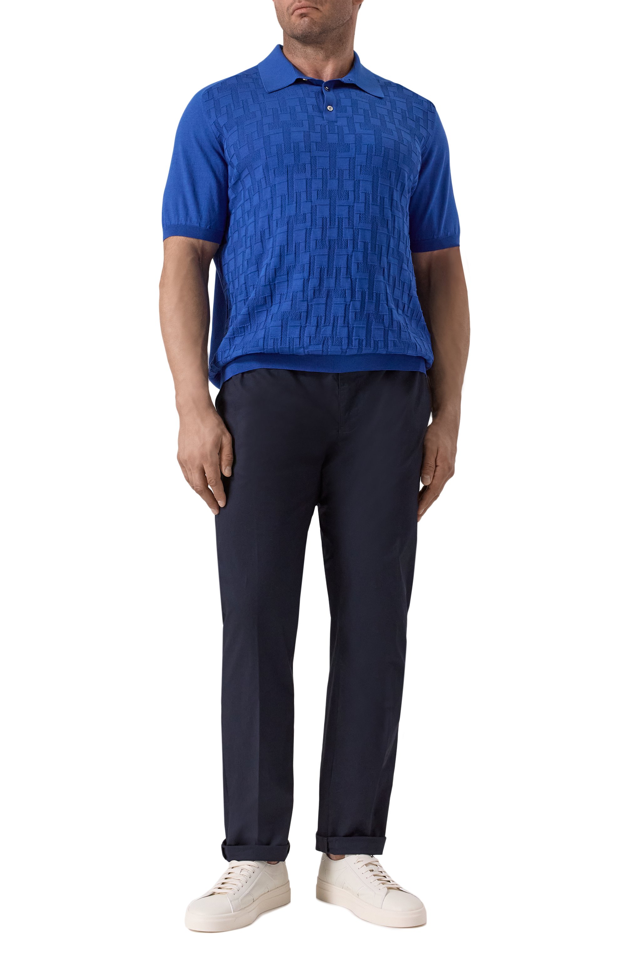 Поло из хлопка и шелка STEFANO RICCI, арт. K818098P13/F25279, фото 2