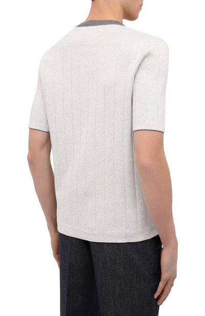 Хлопковый джемпер BRUNELLO CUCINELLI, арт. M29200900G, фото 4