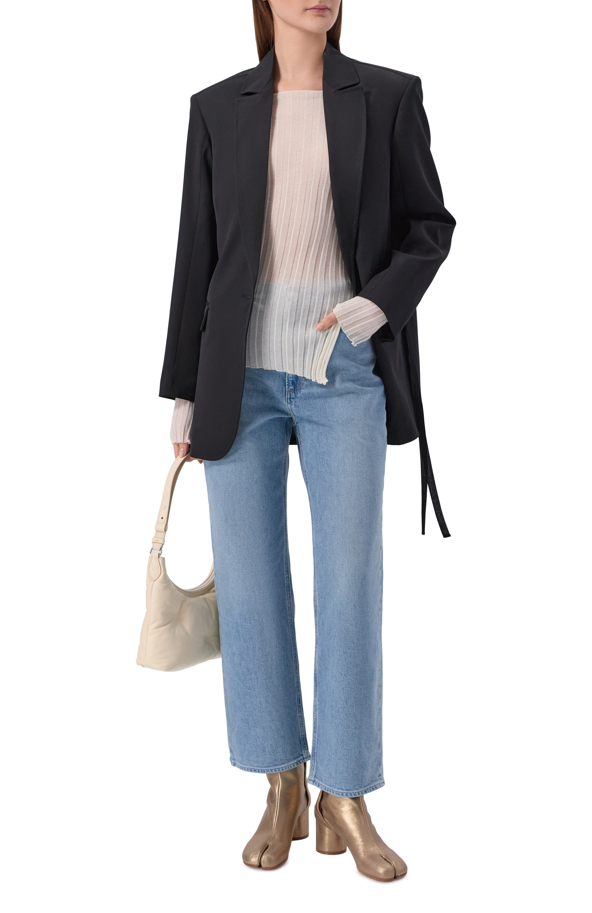 Кожаные ботильоны tabi MAISON MARGIELA, арт. S58WU0246/P7453, фото 3