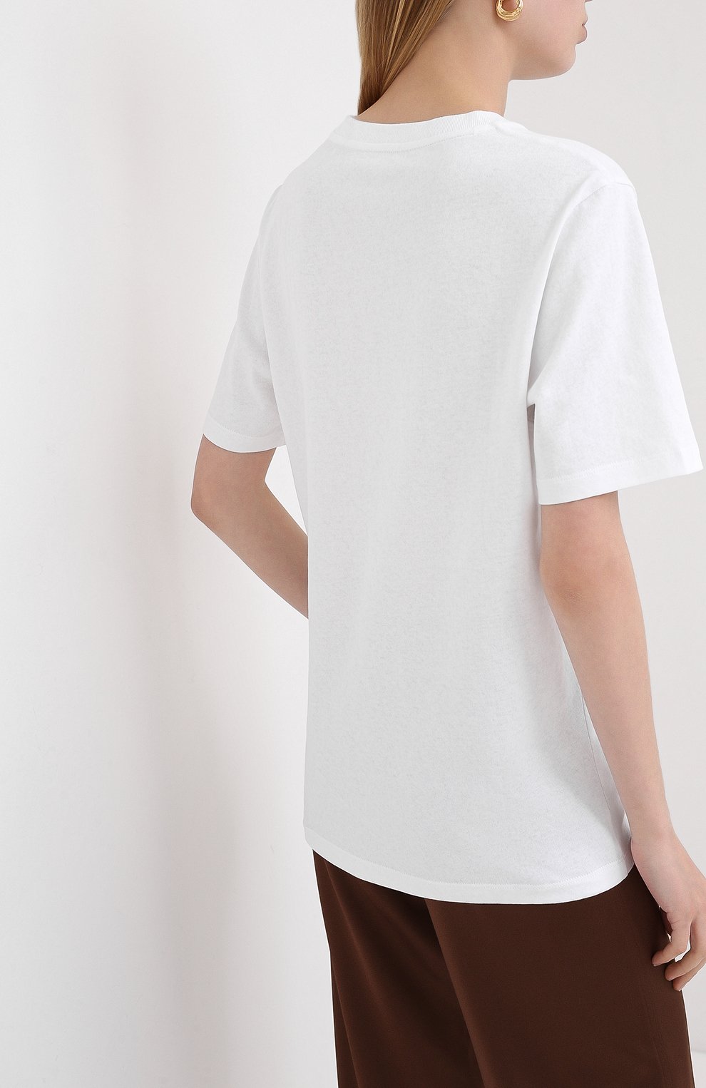Хлопковая футболка LOEWE, арт. S359333XBP, фото 4