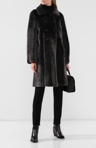 Двусторонняя дубленка EMPORIO ARMANI серого цвета по цене 444000 руб., арт. 4NL05P/42P23, фото 2 Двусторонняя дубленка EMPORIO ARMANI, арт. 4NL05P/42P23, фото 2