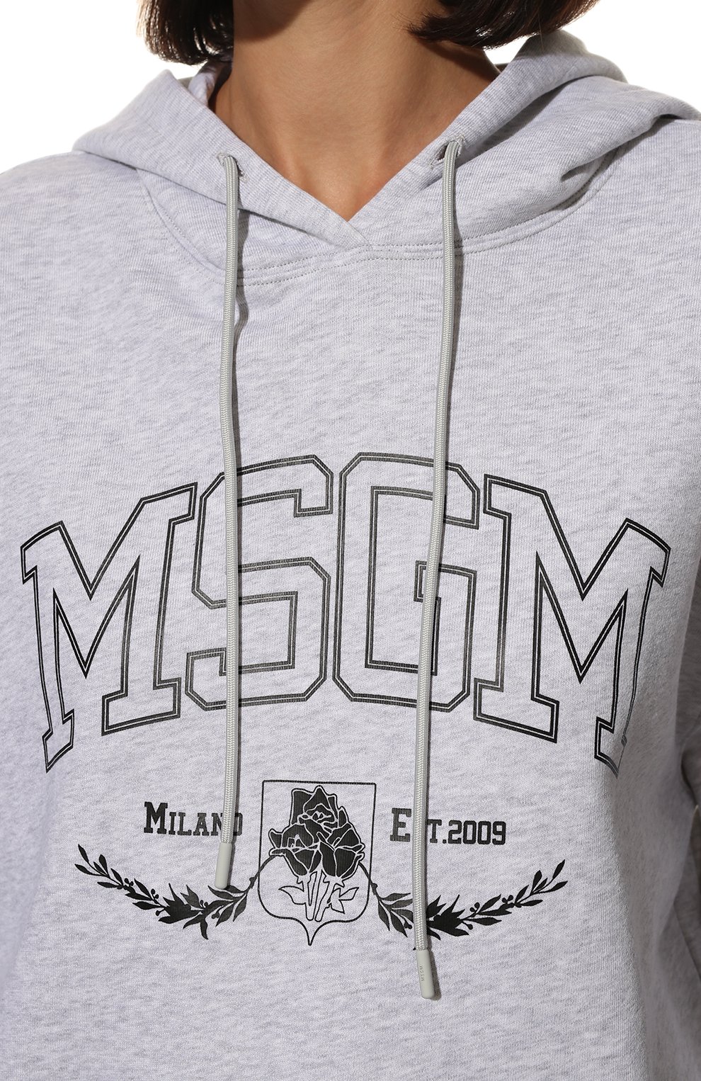 Хлопковое худи MSGM, арт. 3341MDM103 227797, фото 5
