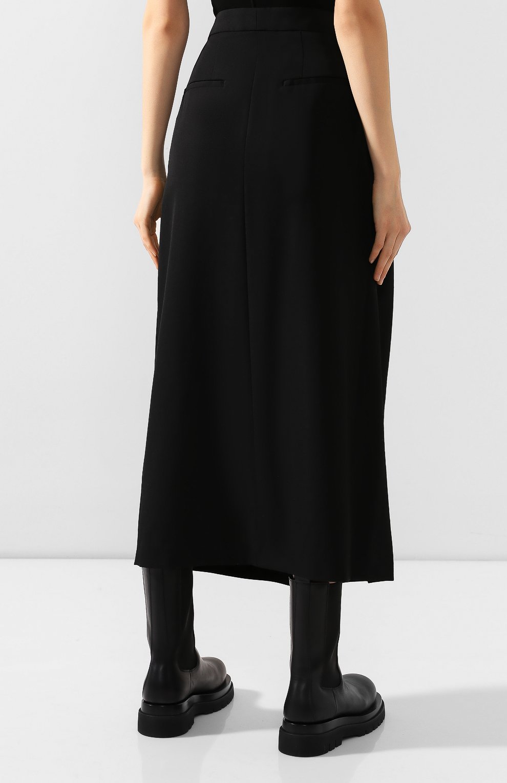 Шерстяная юбка YOHJI YAMAMOTO, арт. YJ-S40-130, фото 4