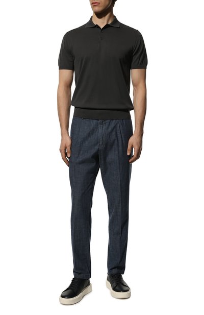 Хлопковые брюки CORNELIANI, арт. 894EA6-2120188/00, фото 2