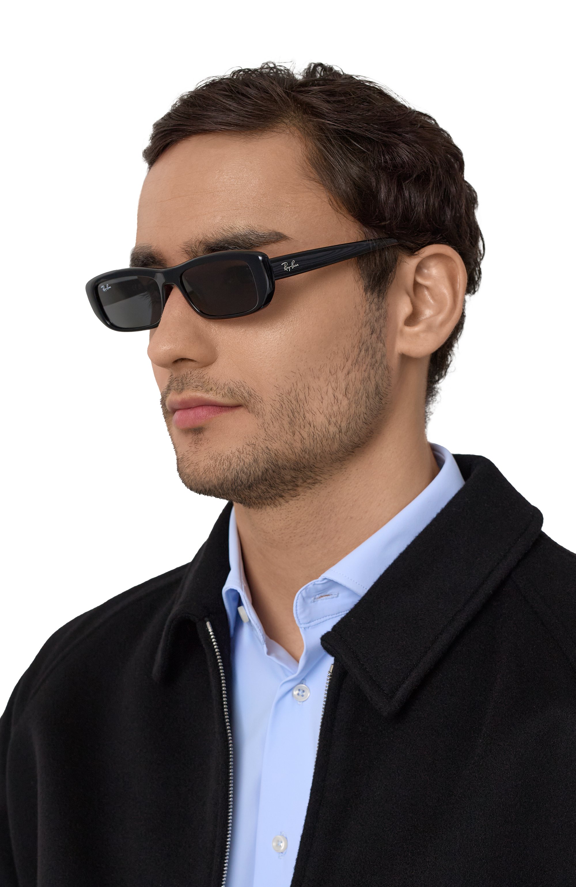 Солнцезащитные очки RAY-BAN черного цвета по цене 17800 руб., арт. 4436D-667787, фото 2 Солнцезащитные очки RAY-BAN, арт. 4436D-667787, фото 2