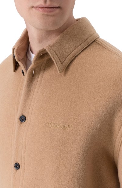 Кашемировая куртка-рубашка OFF-WHITE, арт. 0MES01CF25FAB001, фото 5