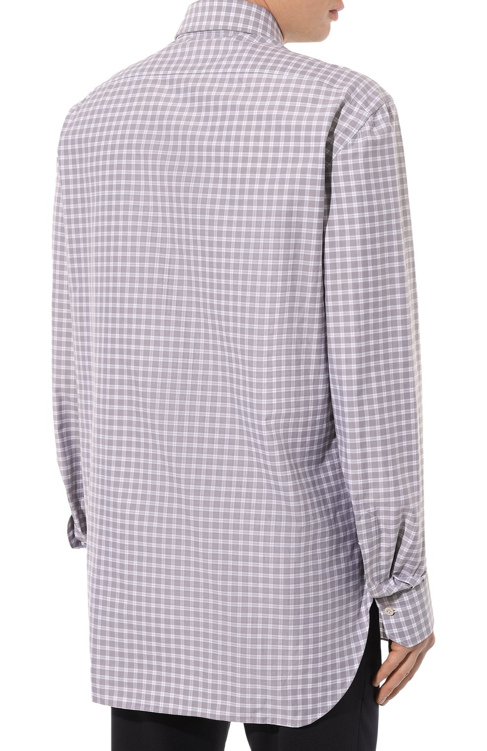 Хлопковая сорочка KITON, арт. UCIH0863711, фото 4