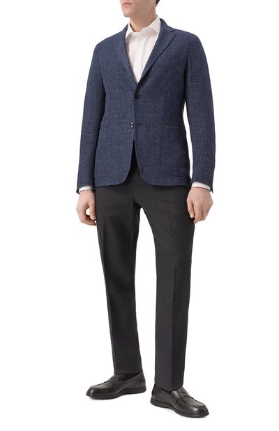Пиджак из шерсти и шелка ZEGNA, арт. 1DNMG0/949701A9, фото 3