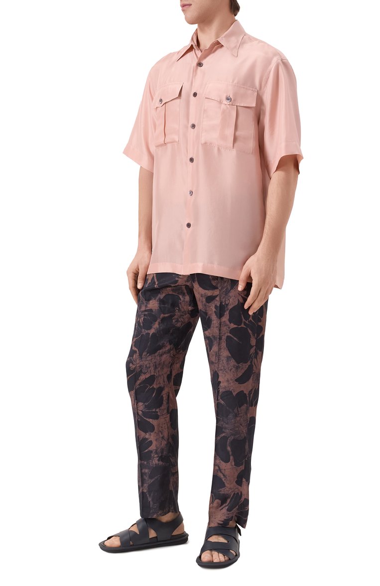 Брюки из вискозы DRIES VAN NOTEN, арт. 251-020936-1027, фото 1