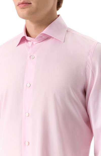 Хлопковая сорочка FINAMORE 1925 светло-розового цвета по цене 54050 руб., арт. 170/2 N/C0495Z, фото 5 Хлопковая сорочка FINAMORE 1925, арт. 170/2 N/C0495Z, фото 5