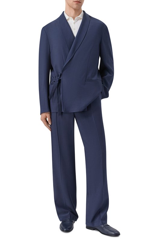 Брюки из вискозы и лиоцелла 12 STOREEZ 137276 Синий  137276 Фото 2