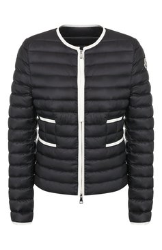 Женская пуховая куртка baillet MONCLER черного цвета, арт. F1-093-1A117-00-C0356 | Фото 1 (Материал подклада: Синтетический материал; Материал утеплителя: Пух и перо; Материал внешний: Синтетический материал; Рукава: Длинные; Длина (верхняя одежда): Короткие; Женское Кросс-КТ: Пуховик-куртка; Кросс-КТ: Куртка, Утепленные; Стили: Спорт-шик; Материал сплава: Проставлено; Драгоценные камни: Проставлено)