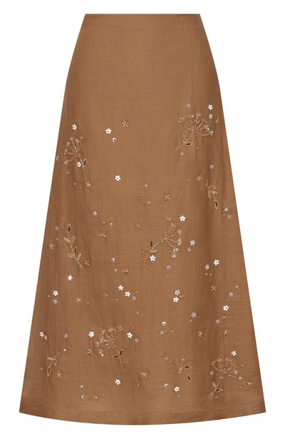 Женская юбка с отделкой бисером LORENA ANTONIAZZI, арт. E2644G041B/4248R