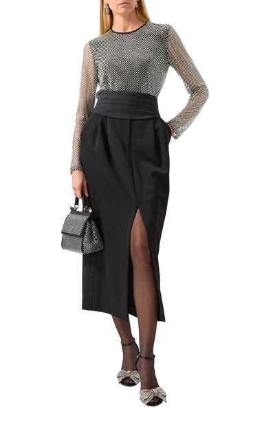 Топ с отделкой стразами DOLCE & GABBANA, арт. F7AJ2T/HLSA0, фото 2