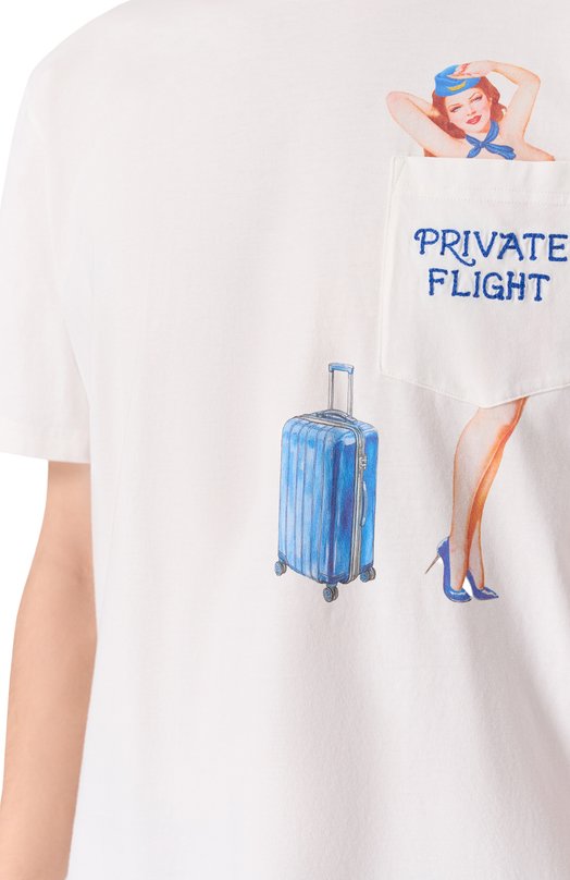 Хлопковая футболка MC2 Saint Barth C0NR0001-02655I/C0NN0R Белый  C0NR0001-02655I/C0NN0R Фото 5