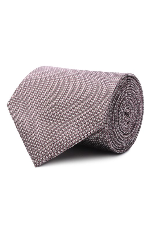 Шелковый галстук Brioni 062I00/PD463 Розовый 062I00/PD463