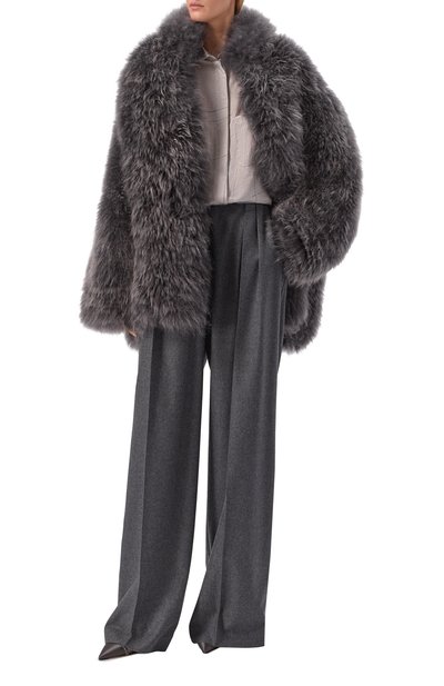 Шуба из козы GIORGIO ARMANI, арт. GW003147/AF24741, фото 2