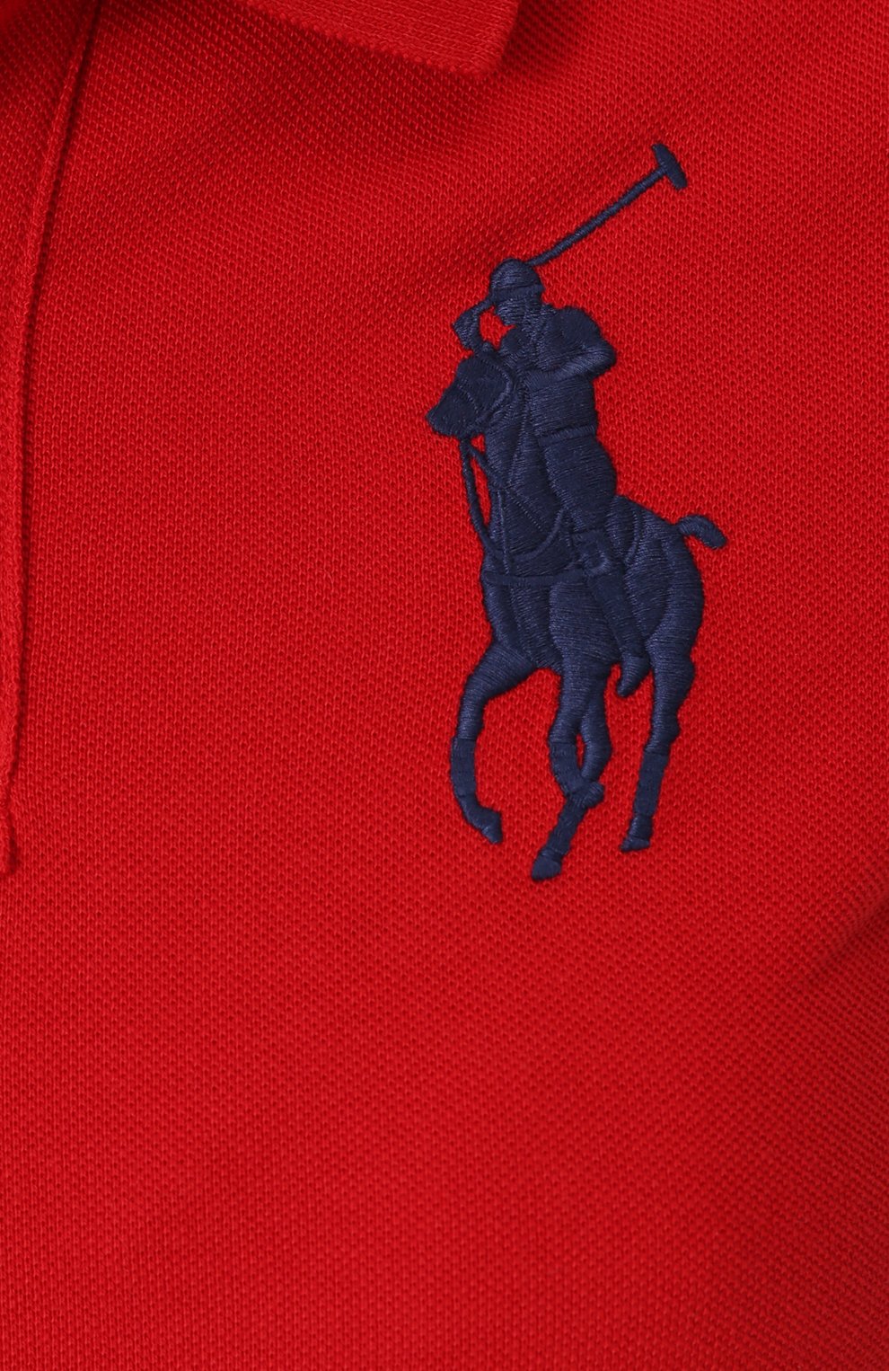 Хлопковое поло с вышитым логотипом бренда POLO RALPH LAUREN, арт. 211505656, фото 5