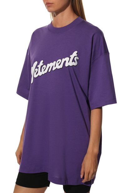 Хлопковая футболка VETEMENTS, арт. UA53TR480U 1611/W, фото 3