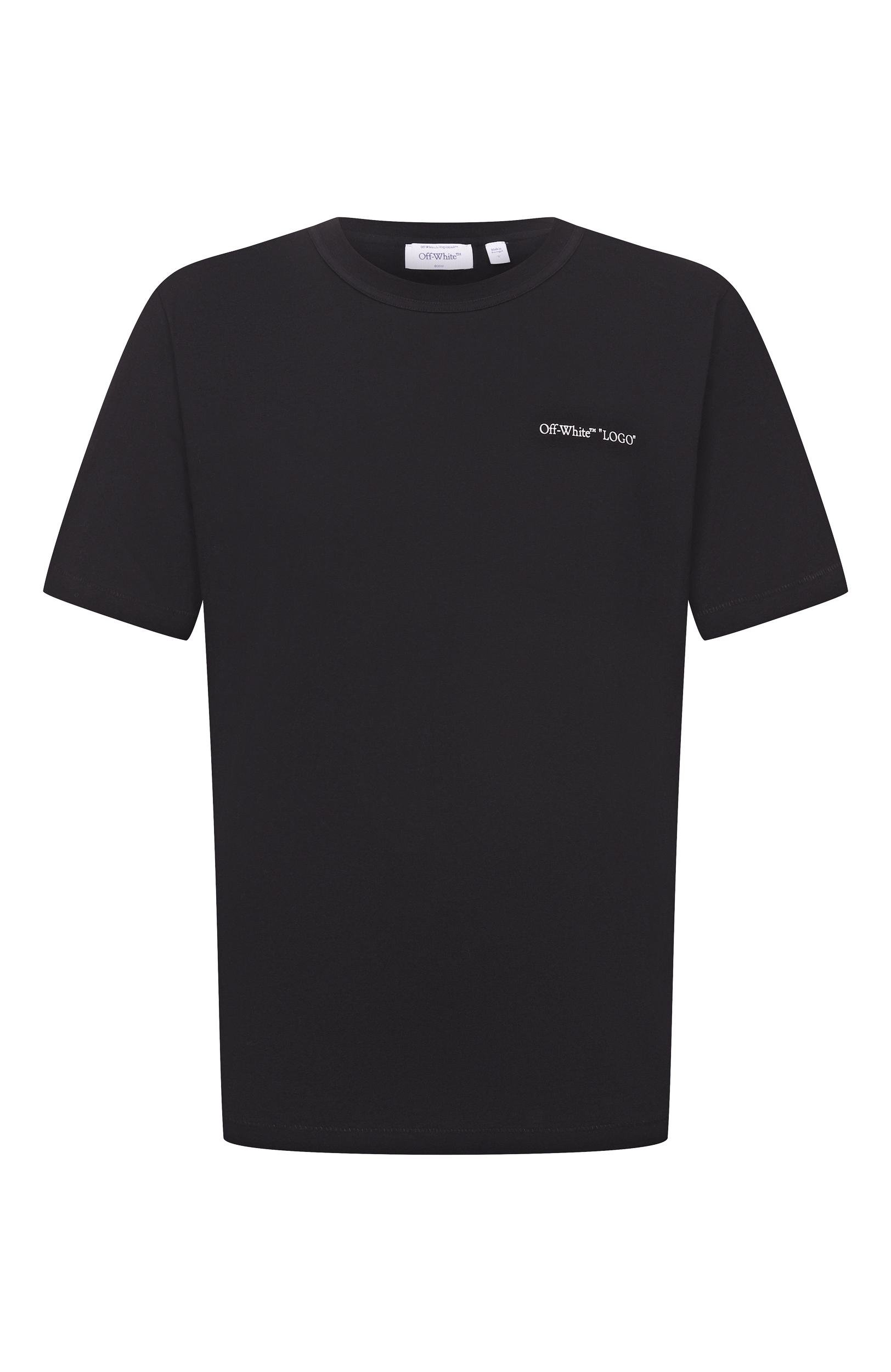 Хлопковая футболка OFF-WHITE, арт. 0MAA16MF26JER00L00001, фото 1