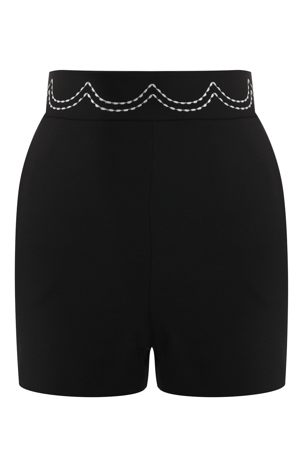 Текстильные шорты REDVALENTINO черного цвета по цене 28800 руб., арт. RR3RFA75/0VM, фото 1 Текстильные шорты REDVALENTINO, арт. RR3RFA75/0VM, фото 1